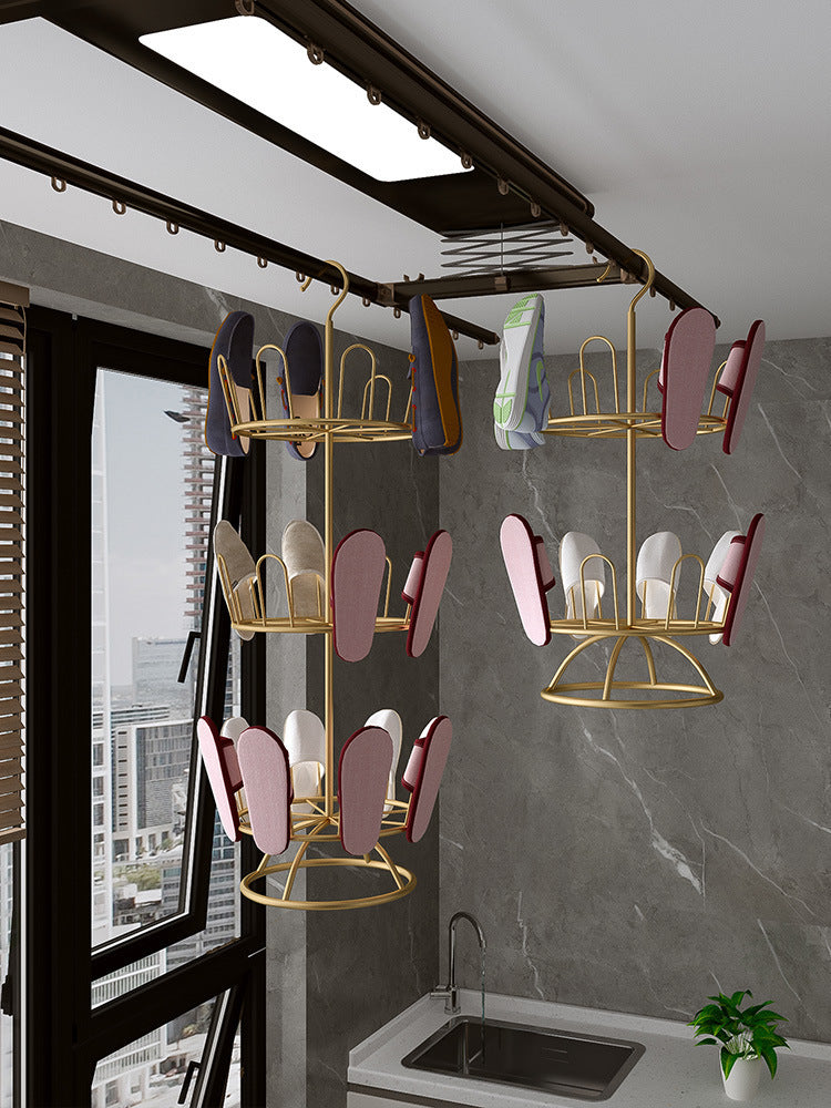 Багатошарова залізна стійка для взуття