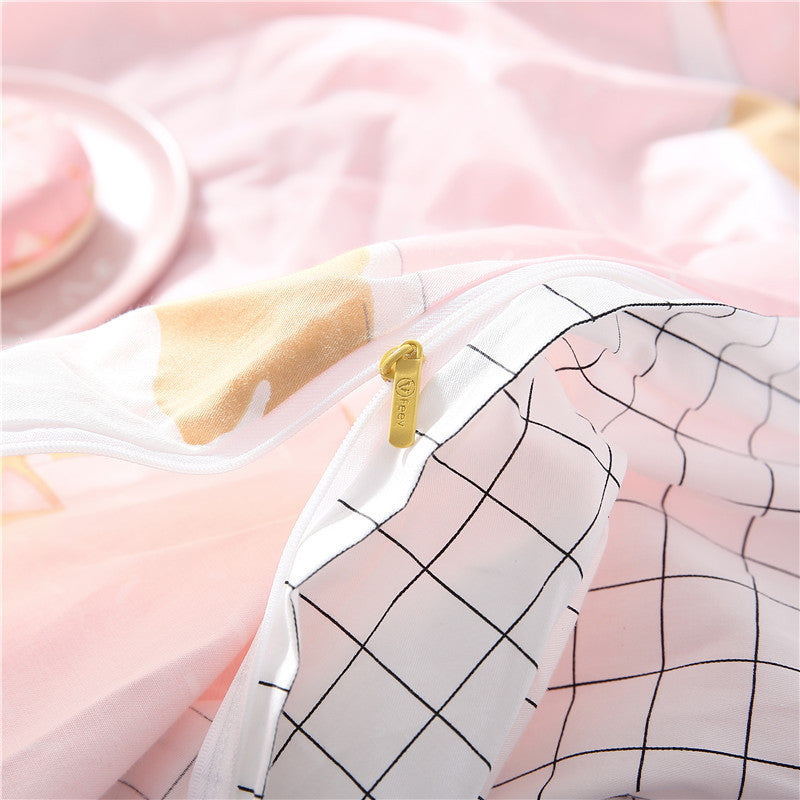 Комплект постільної білизни з чотирьох предметів