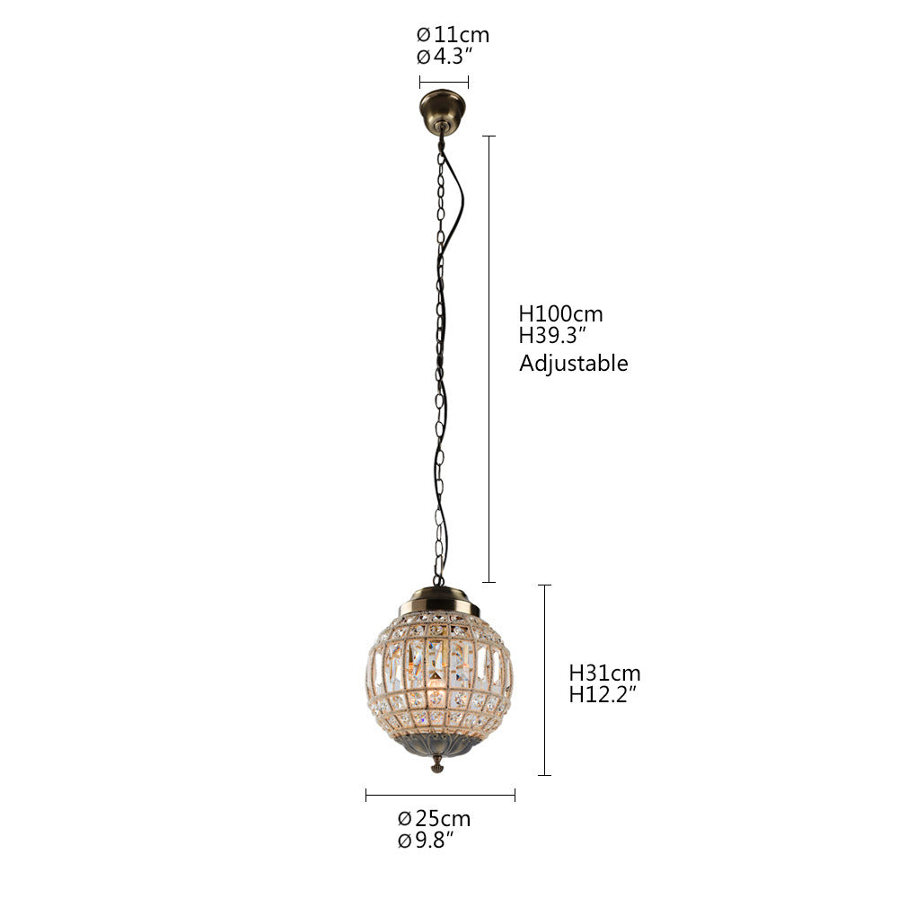 Вітальня B & B Ball Crystal Lamp