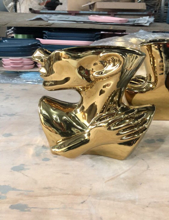 Сучасний скандинавський стиль креативна портретна ваза людська голова вази для квітів декоративні прикраси смоли домашні квіти художній декор