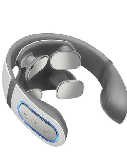 Бездротовий електронний масажер для шиї 4D Шиацу шийний масажер для скутості шиї масажер медична терапія пульс знеболення