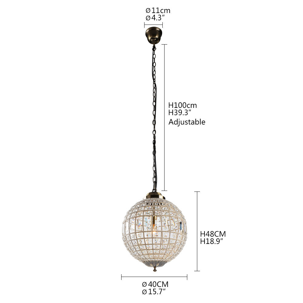 Вітальня B & B Ball Crystal Lamp