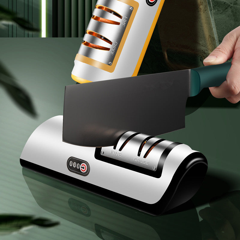 USB Rechargeable Electric Knife Sharpener For Fast Sharpening Knives, Scissors And Grinders Gadgets
