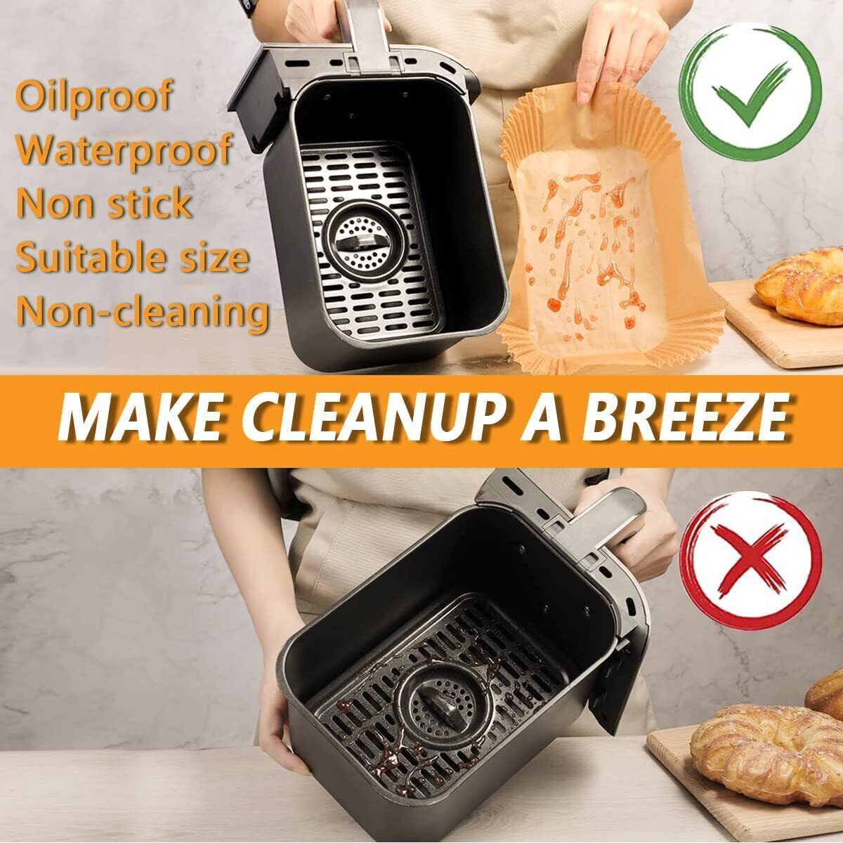 Одноразові паперові вкладиші для аерофритюрниці, антипригарні аксесуари для аерофритюрниць у Великій Британії