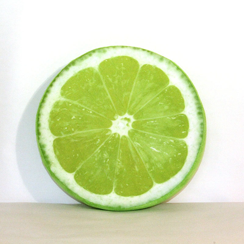 Чудова декоративна подушка з фруктами