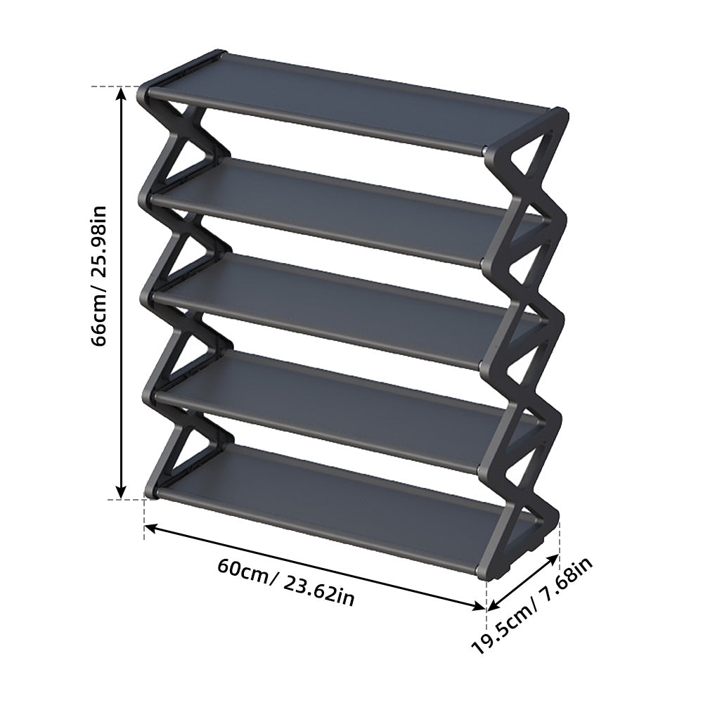 X-shaped Shoe Rack