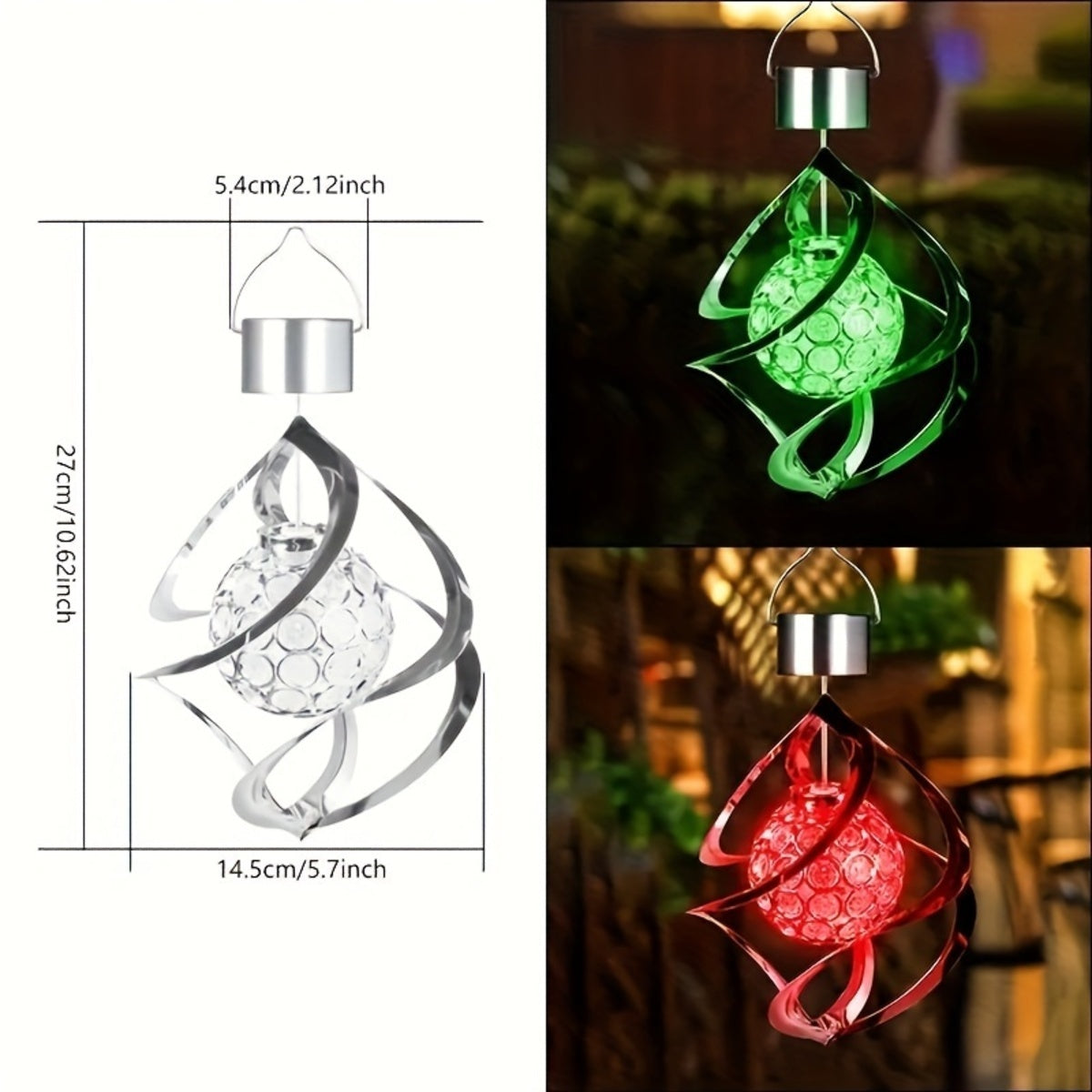 LED Wind Chimes Outdoor Decoration