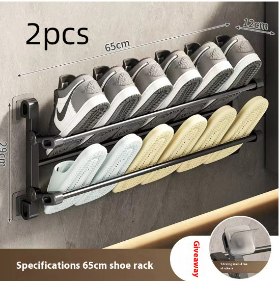 Punch-free Wall-mounted Shoe Rack