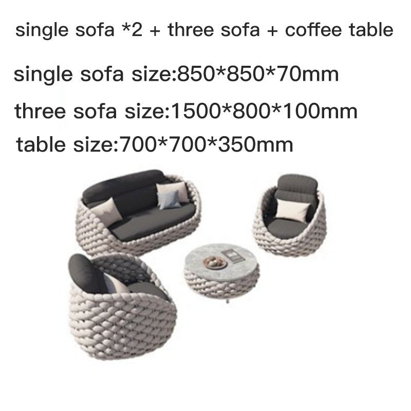 Набір журнальних столиків для відпочинку на відкритому повітрі