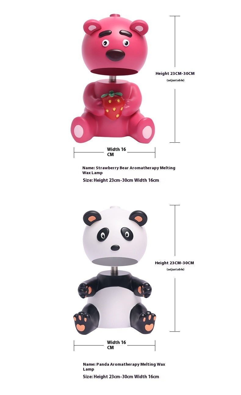 Panda Aromatherapy Wax Table Lamp