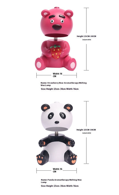 Panda Aromatherapy Wax Table Lamp