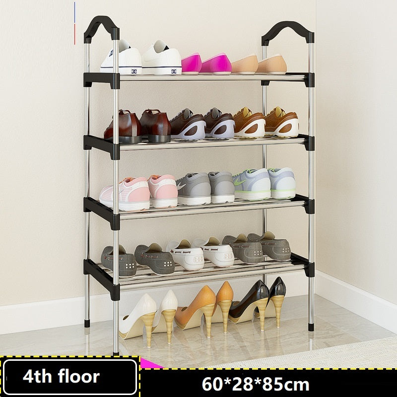 Canvas standing shoe rack