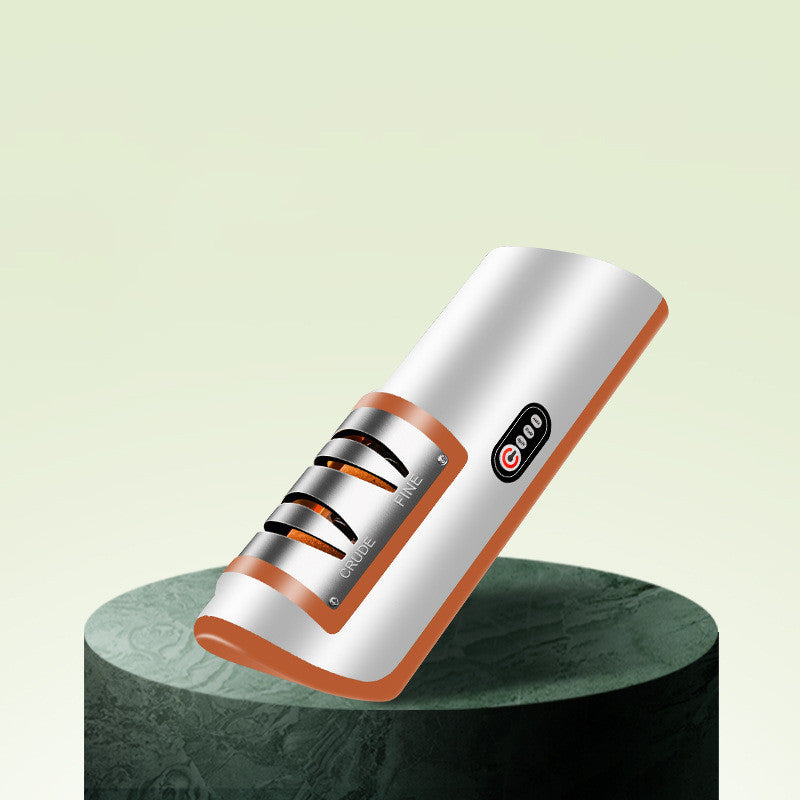 USB Rechargeable Electric Knife Sharpener For Fast Sharpening Knives, Scissors And Grinders Gadgets