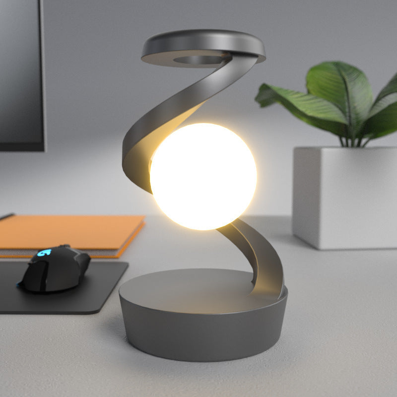 Wireless Charging Moon Lamp