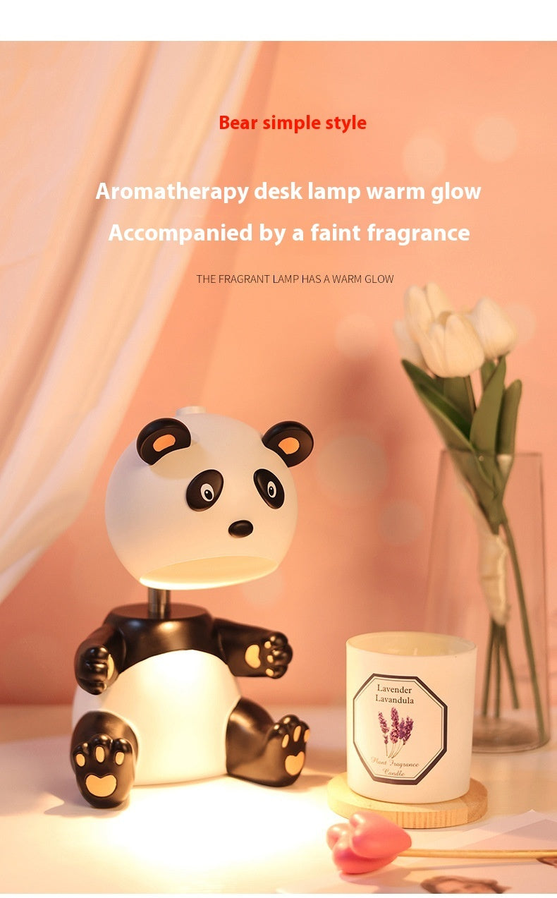 Panda Aromatherapy Wax Table Lamp