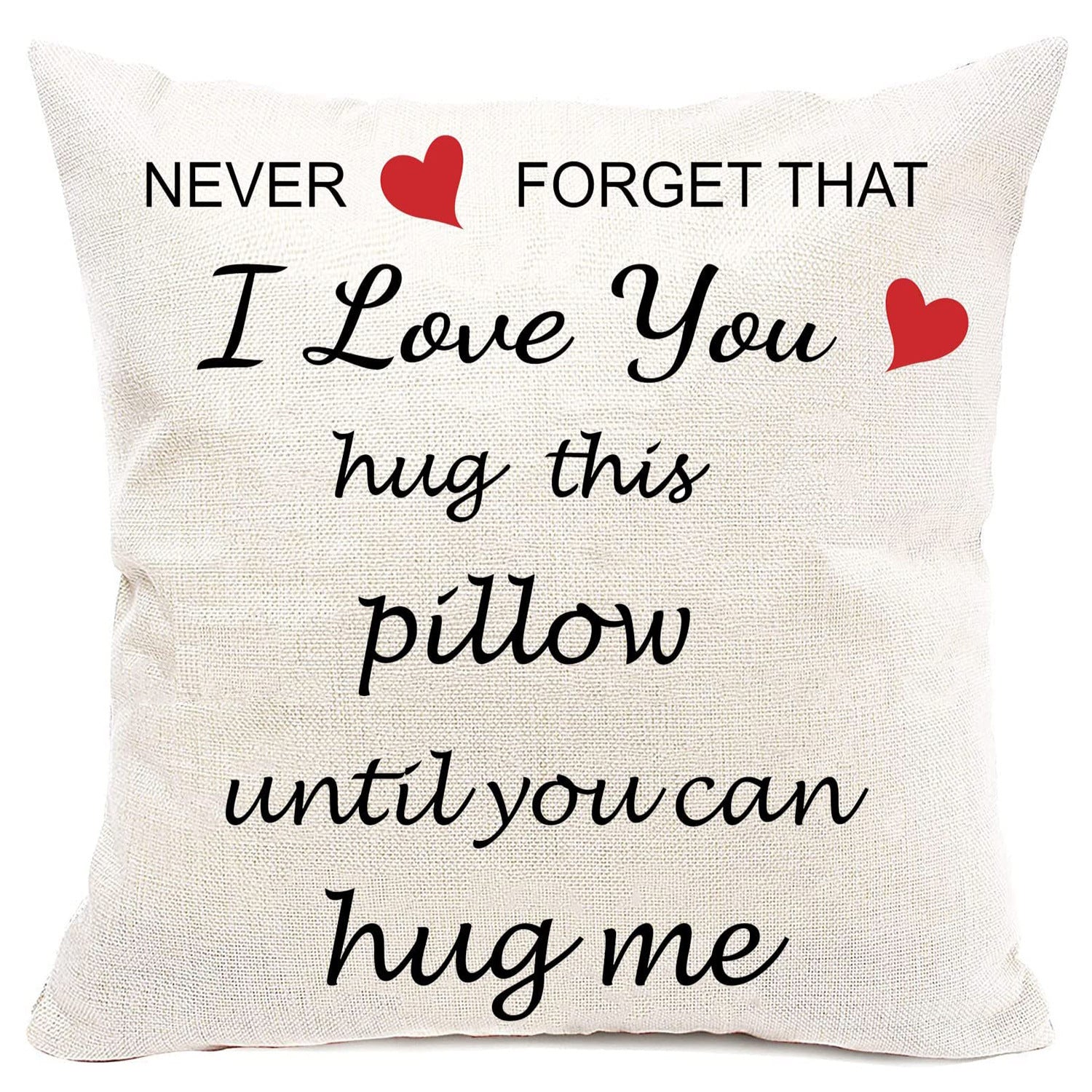 Simple Style Linen Throw Pillowcase