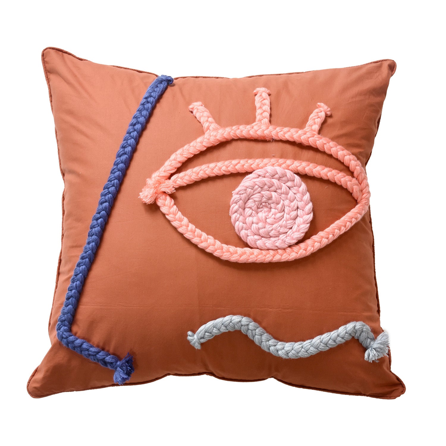 Hand-woven Throw Pillow