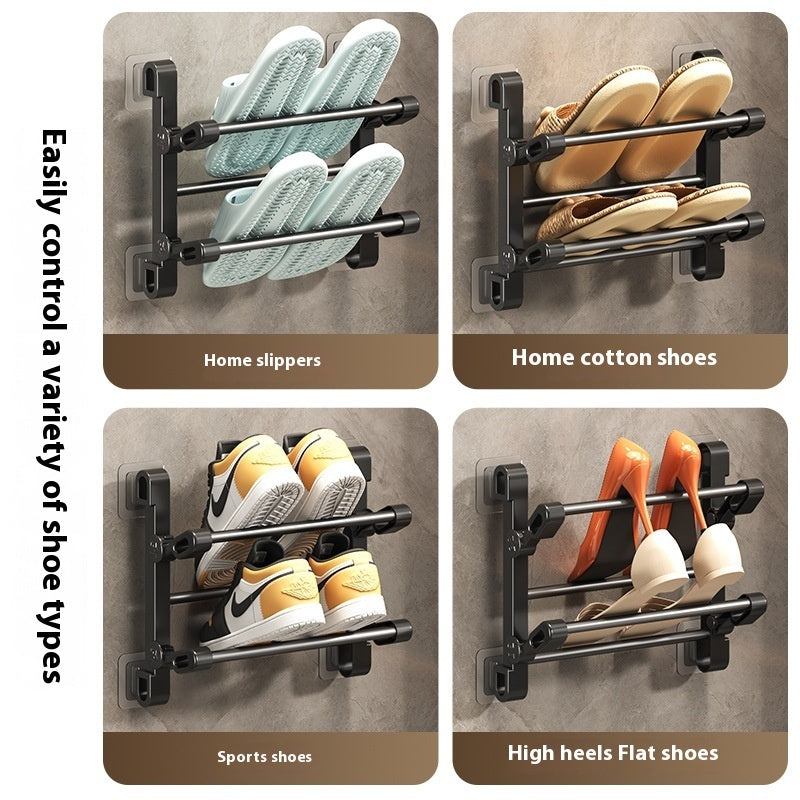 Punch-free Wall-mounted Shoe Rack