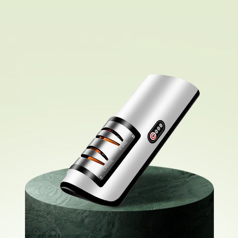 USB Rechargeable Electric Knife Sharpener For Fast Sharpening Knives, Scissors And Grinders Gadgets
