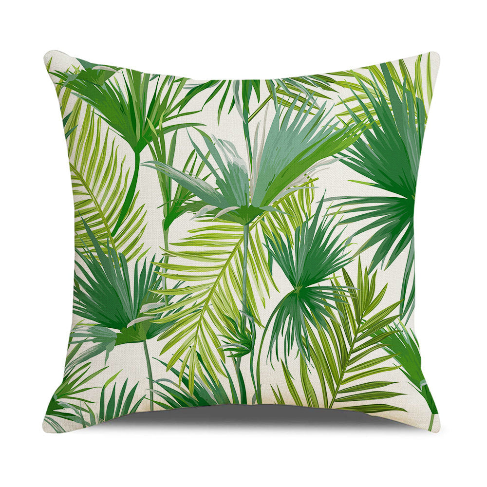 Household Floral Throw Pillowcase