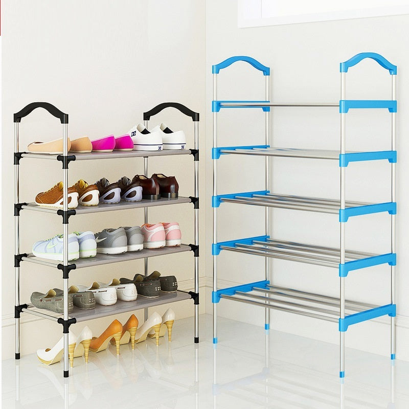 Canvas standing shoe rack