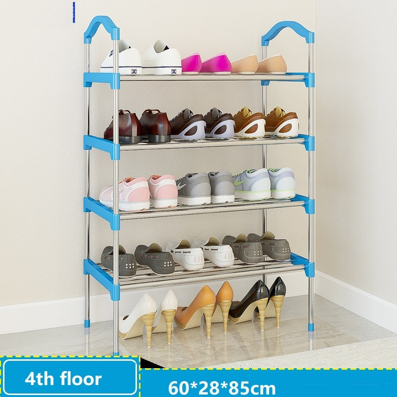 Canvas standing shoe rack