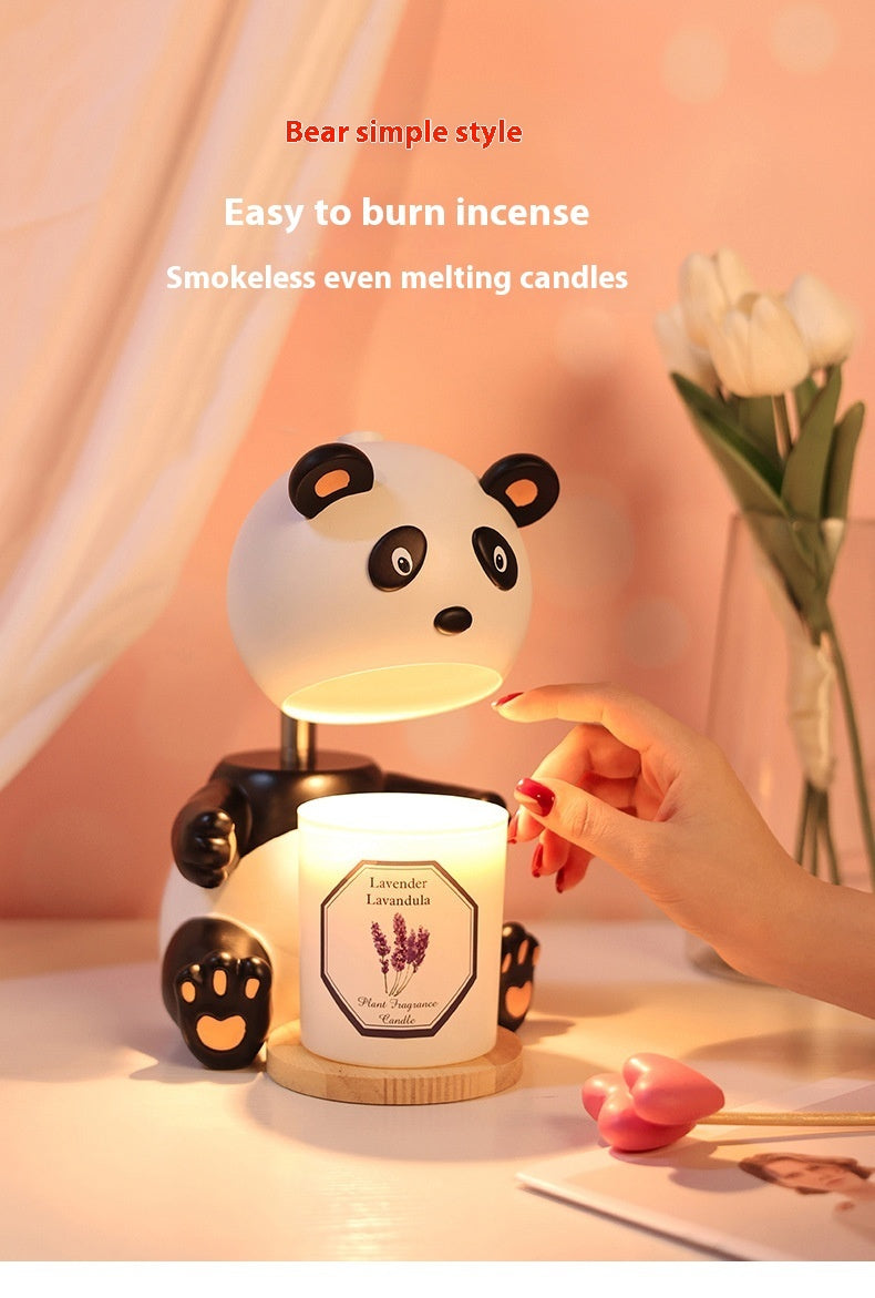 Panda Aromatherapy Wax Table Lamp