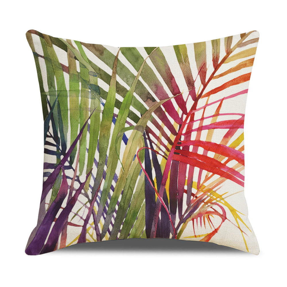 Household Floral Throw Pillowcase