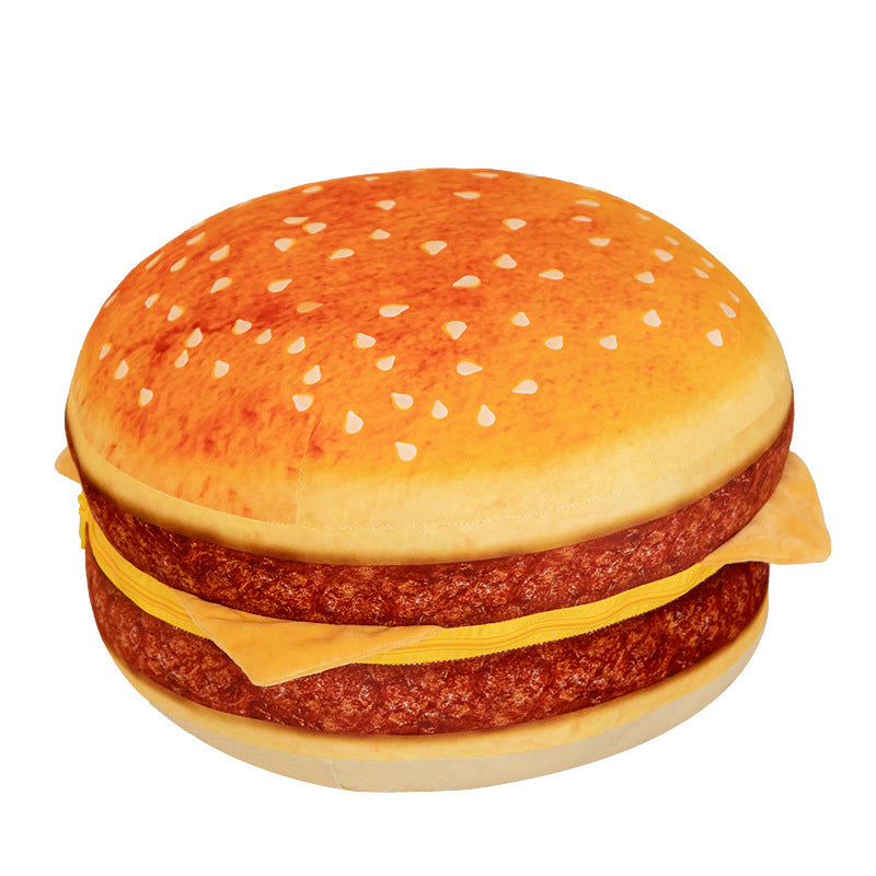 Hamburger Throw Pillow