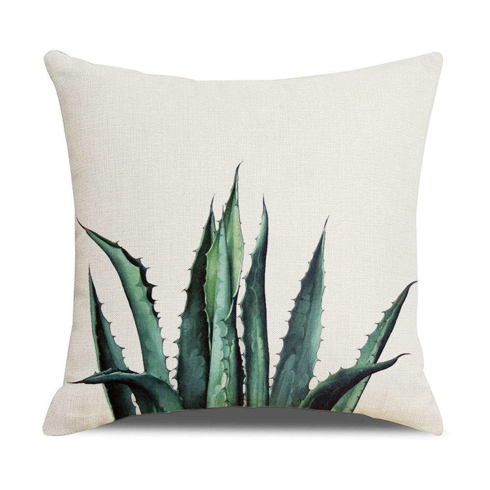Household Floral Throw Pillowcase