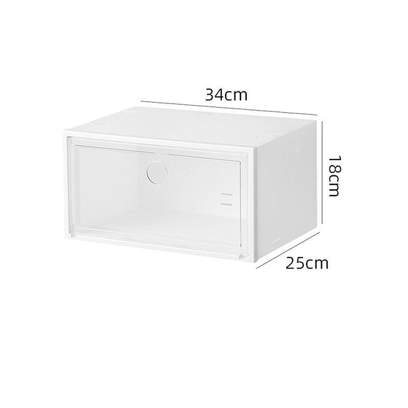 Transparent Plastic Clamshell Shoe Rack