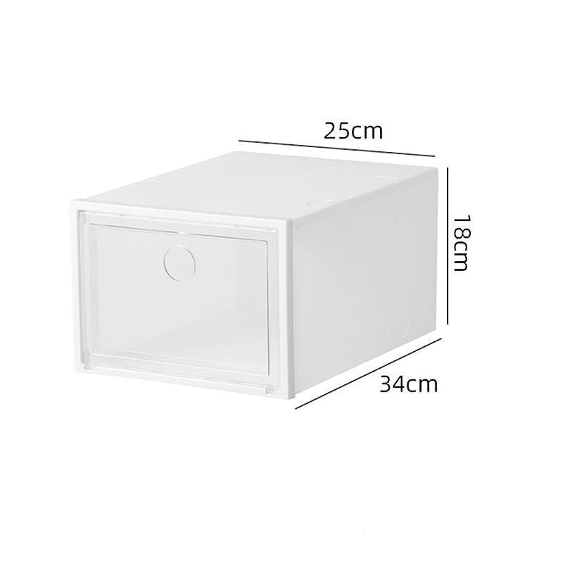 Transparent Plastic Clamshell Shoe Rack