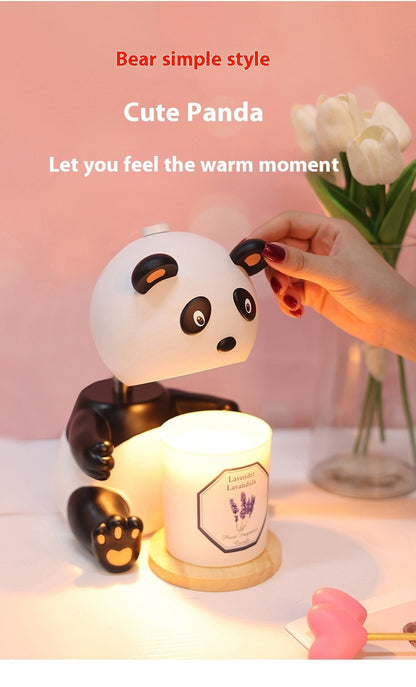 Panda Aromatherapy Wax Table Lamp