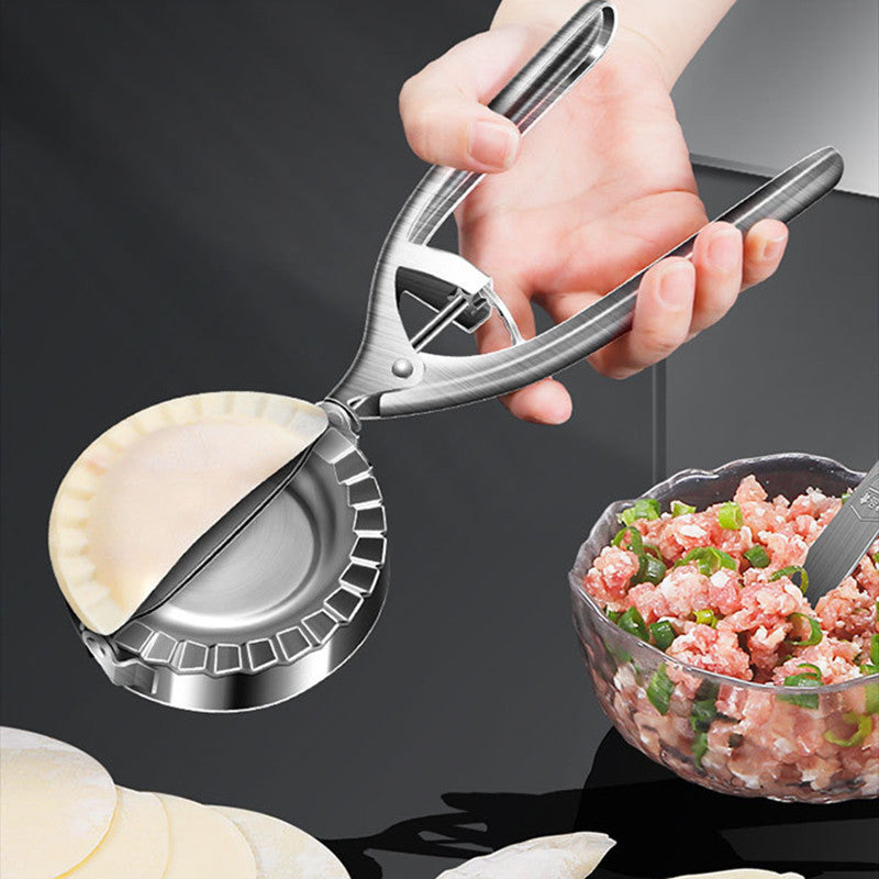 Kitchen Dumpling Mold Stainless Steel Dumpling Machine Pressing Home Baking Tool