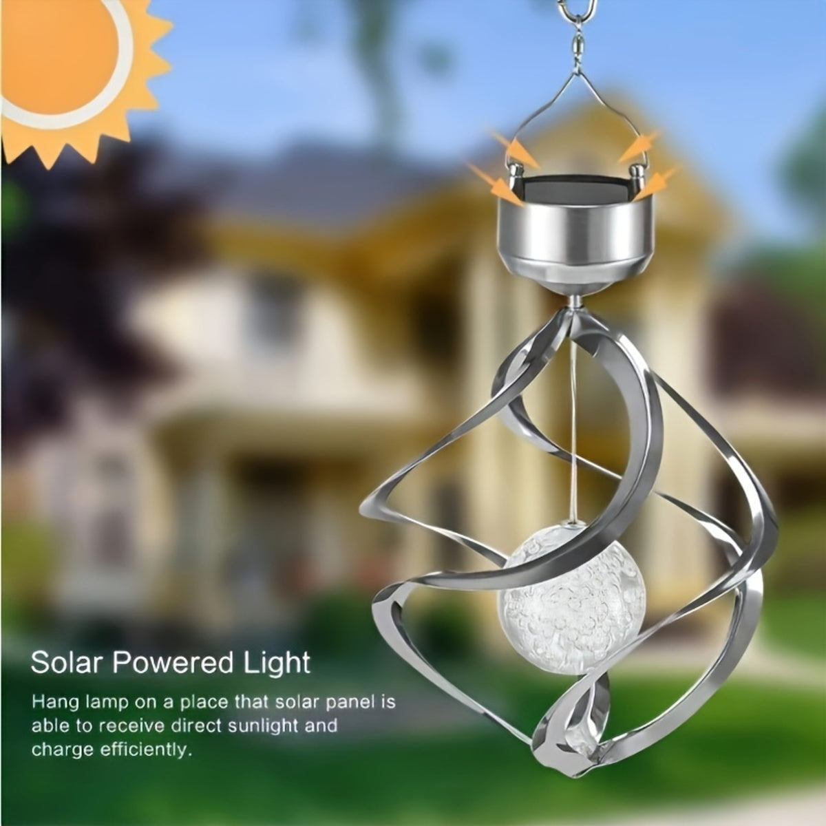 LED Wind Chimes Outdoor Decoration
