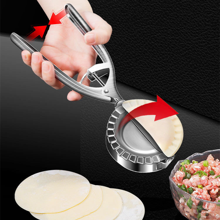 Kitchen Dumpling Mold Stainless Steel Dumpling Machine Pressing Home Baking Tool