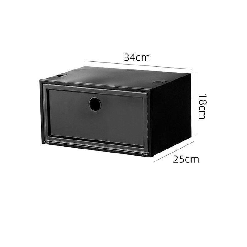 Transparent Plastic Clamshell Shoe Rack