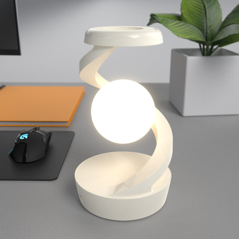 Wireless Charging Moon Lamp