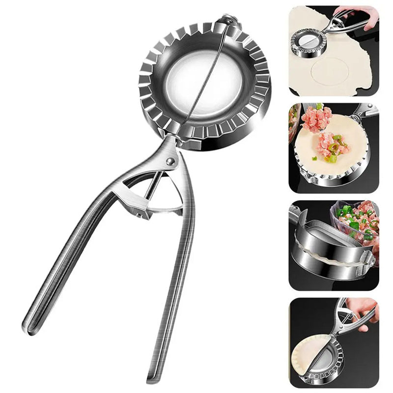 Kitchen Dumpling Mold Stainless Steel Dumpling Machine Pressing Home Baking Tool