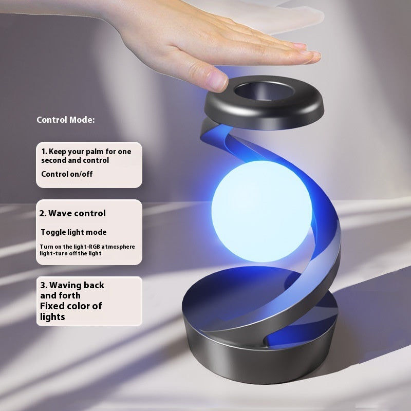 Wireless Charging Moon Lamp